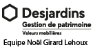 Logo Desjardins gestion du patrimoine - éqiupe Girard Noël Lehoux