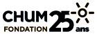 logo fondation du CHUM 25 ans